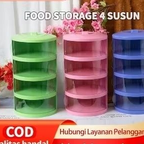 Tudung saji food storage 4 susun