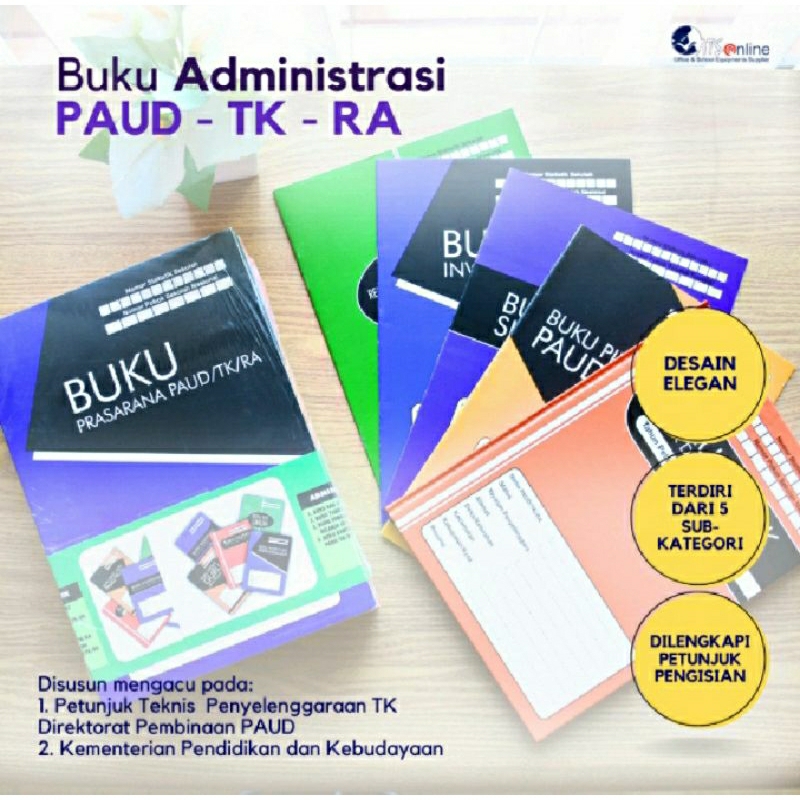 

Paket buku administrasi PAUD RA TK