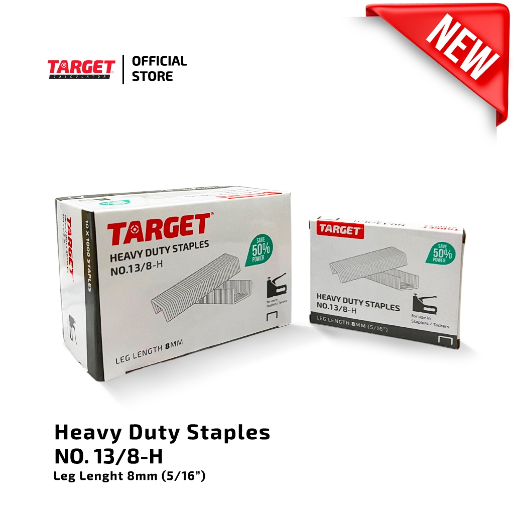 

Target - Staples No. 13/ 8 ( heavy duty staples )