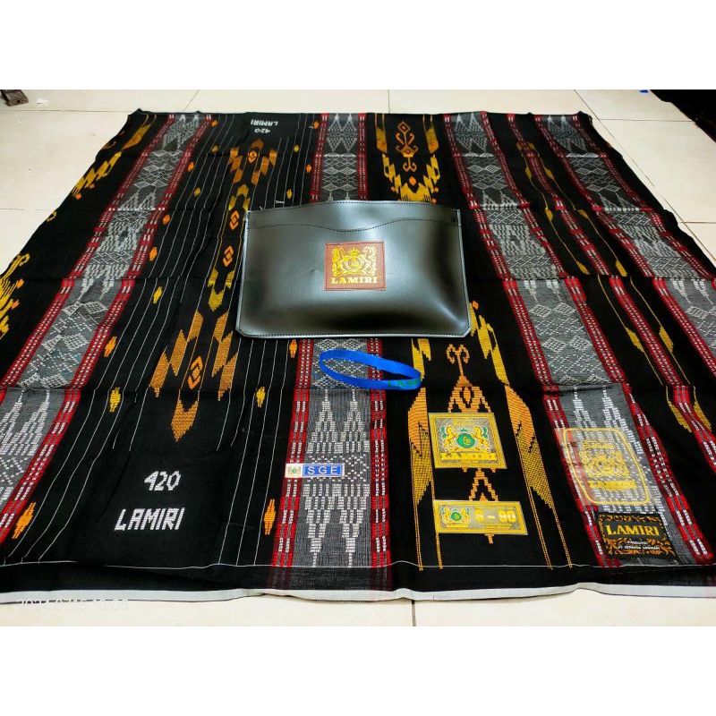 SARUNG LAMIRI SGE BENANG DOBLE 420 JAHITAN TENGAH SUTRA 50% BISA COD