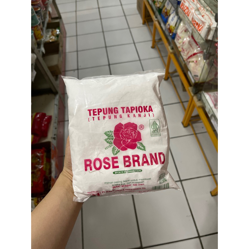 

tepung tapioka rose brand 500g - tepung kanji rose brand