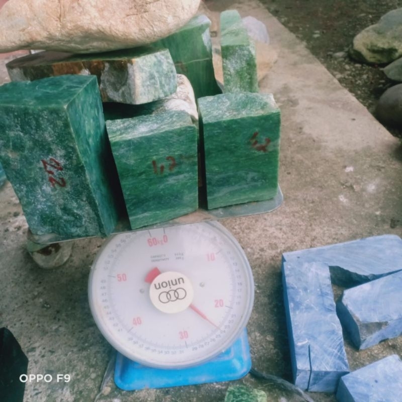 Giok Hijau Natural Aceh asli