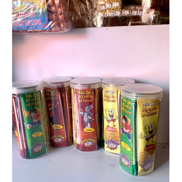 

BARU!! MIE LIDI KARAKTER TOPLES ISI 20pcs (MIX 4 RASA)