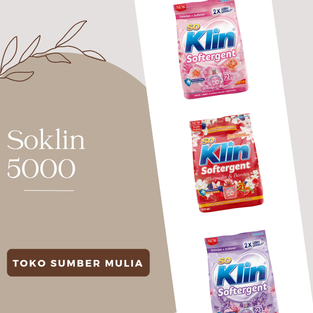 Soklin Softergent 5000 Deterjen Bubuk
