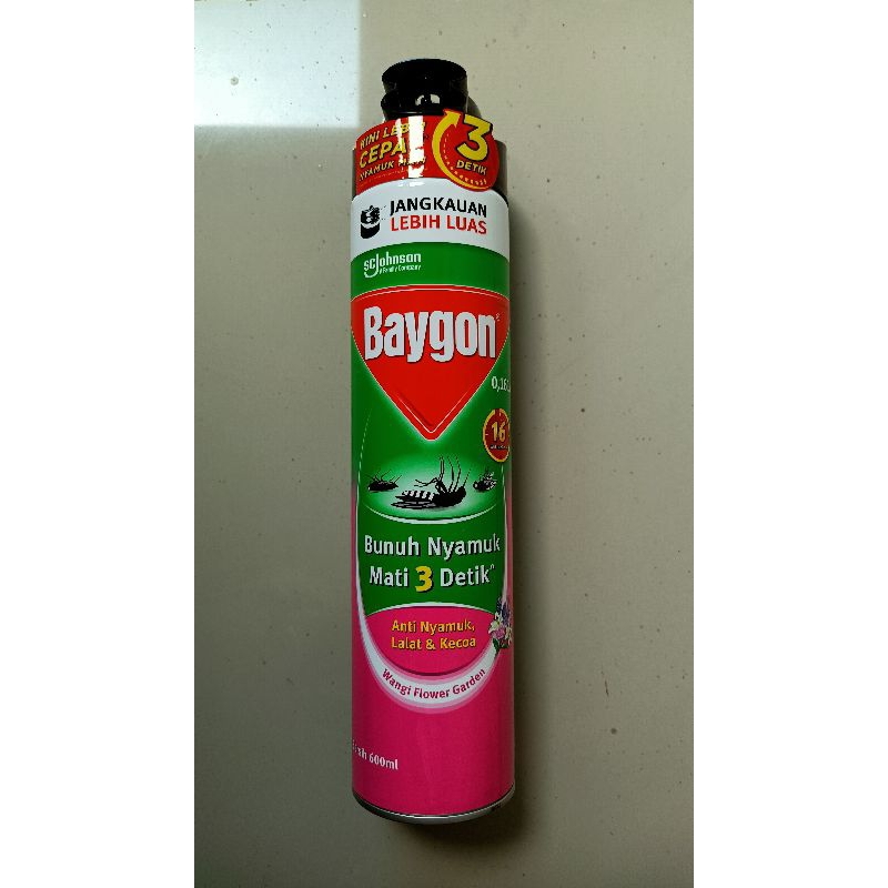 Baygon Anti Nyamuk, Lalat & Kecoa 600ml