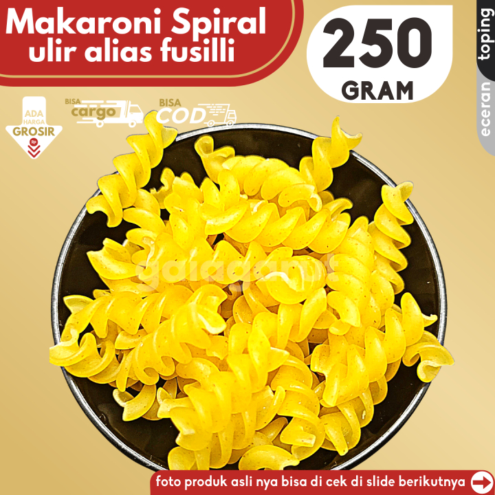 

Kerupuk MAKARONI ULIR 250g Bahan Seblak by GG (Bisa COD/Grosir/Kargo)