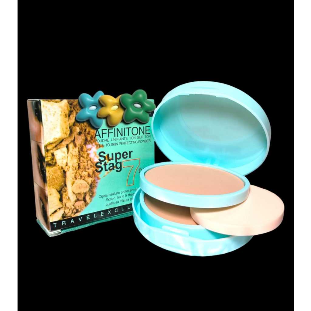 Bedak Affinitone 2in1 Super Stag Day Powder  - Foundation / Bedak Hijau