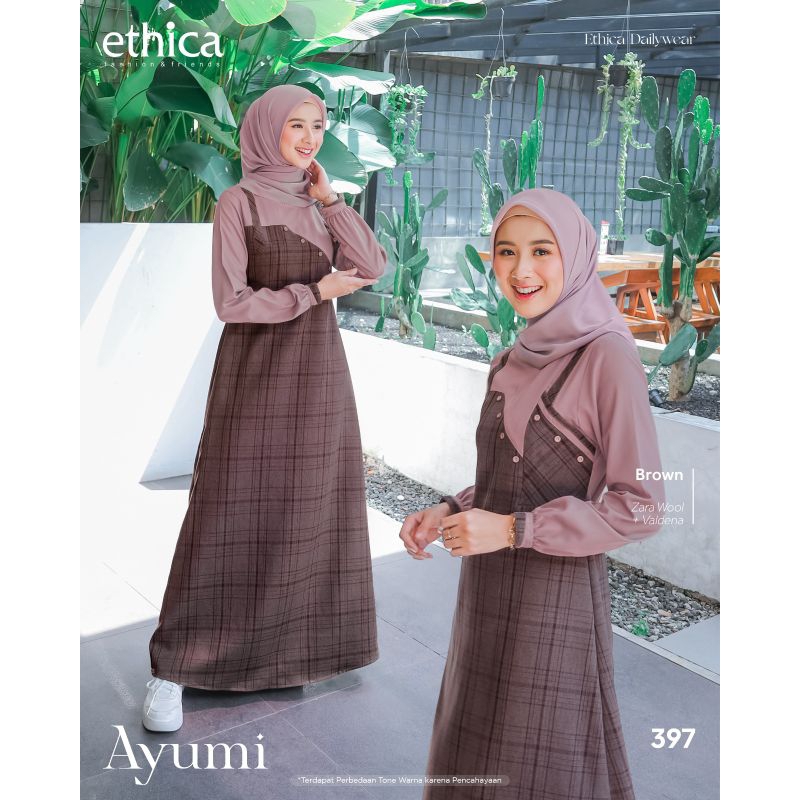Gamis Ayumi 397 Brown By Ethica
