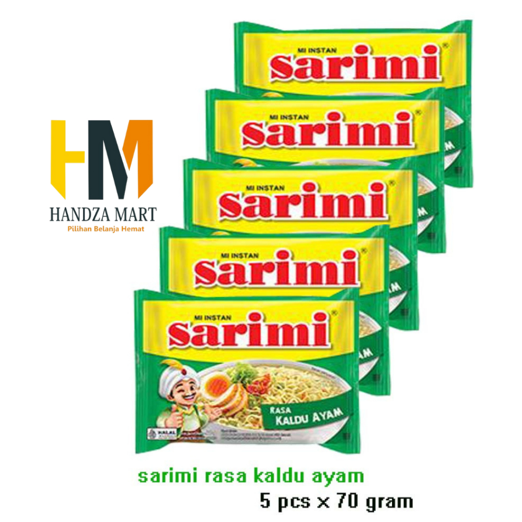 

Sarimi Mie Instan Kaldu Ayam @5 pcs