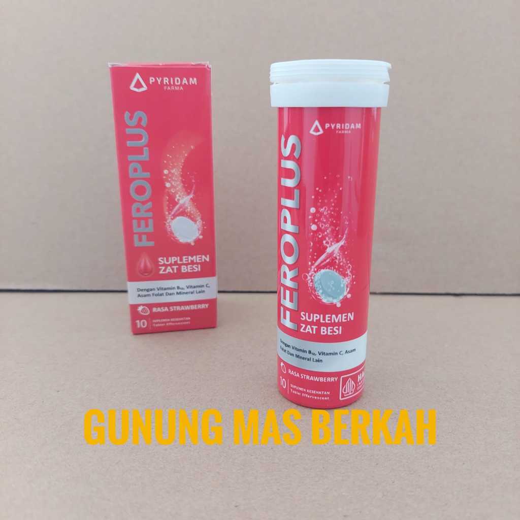 FEROSPAT / FEROPLUS 10 TABLET EFFERVESCENT  -  zat besi asam folat untuk ibu hamil, menyusui