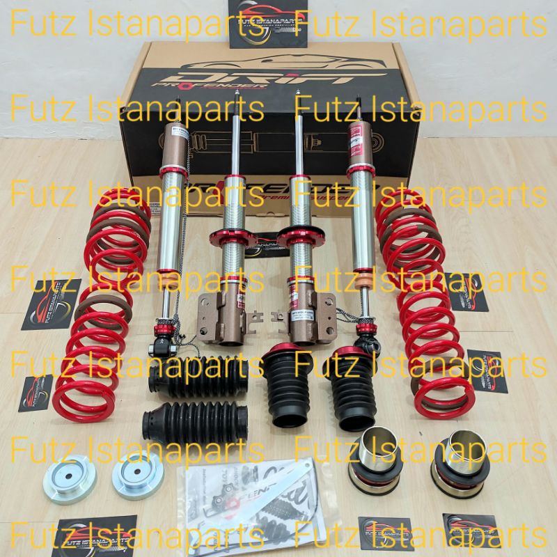 Suspensi Shock Breaker Coilover Drift Adjustable Profender Toyota YARIS / VIOS Th 2013 - 2021 Origin