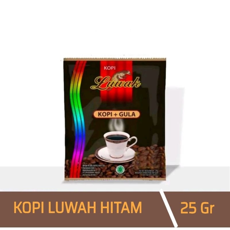 

Luwak Kopi + Gula 25gr (Twin Packs) - Kopi Hitam Plus Gula