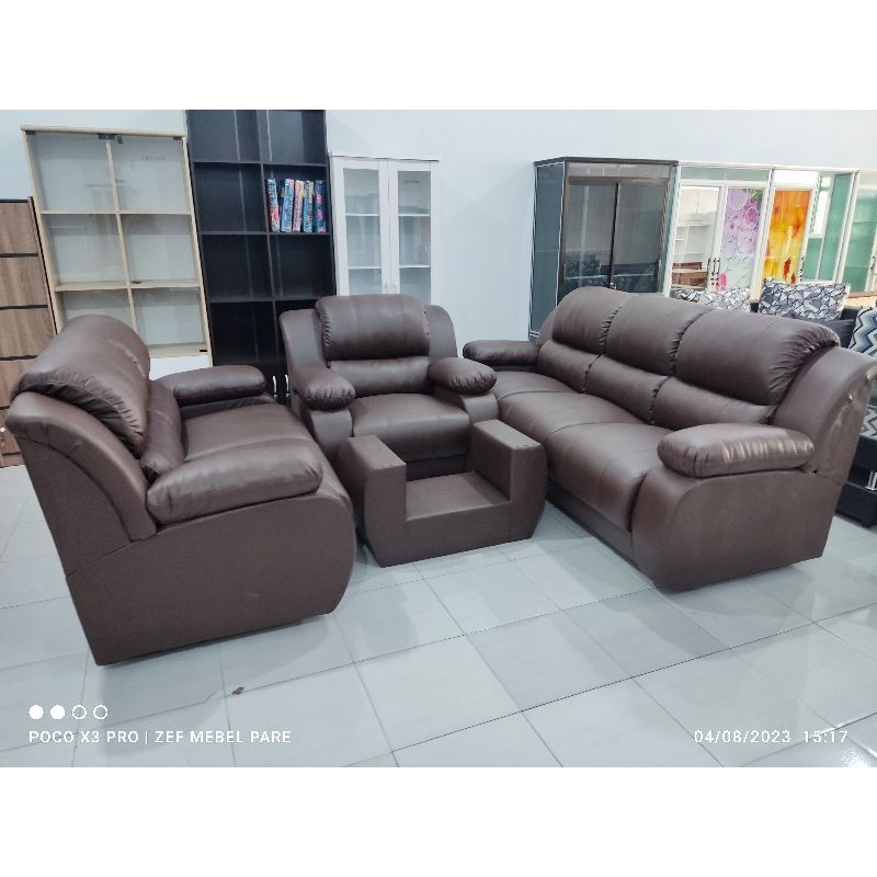 paket sofa gembul dan springbed bigland abelard 160