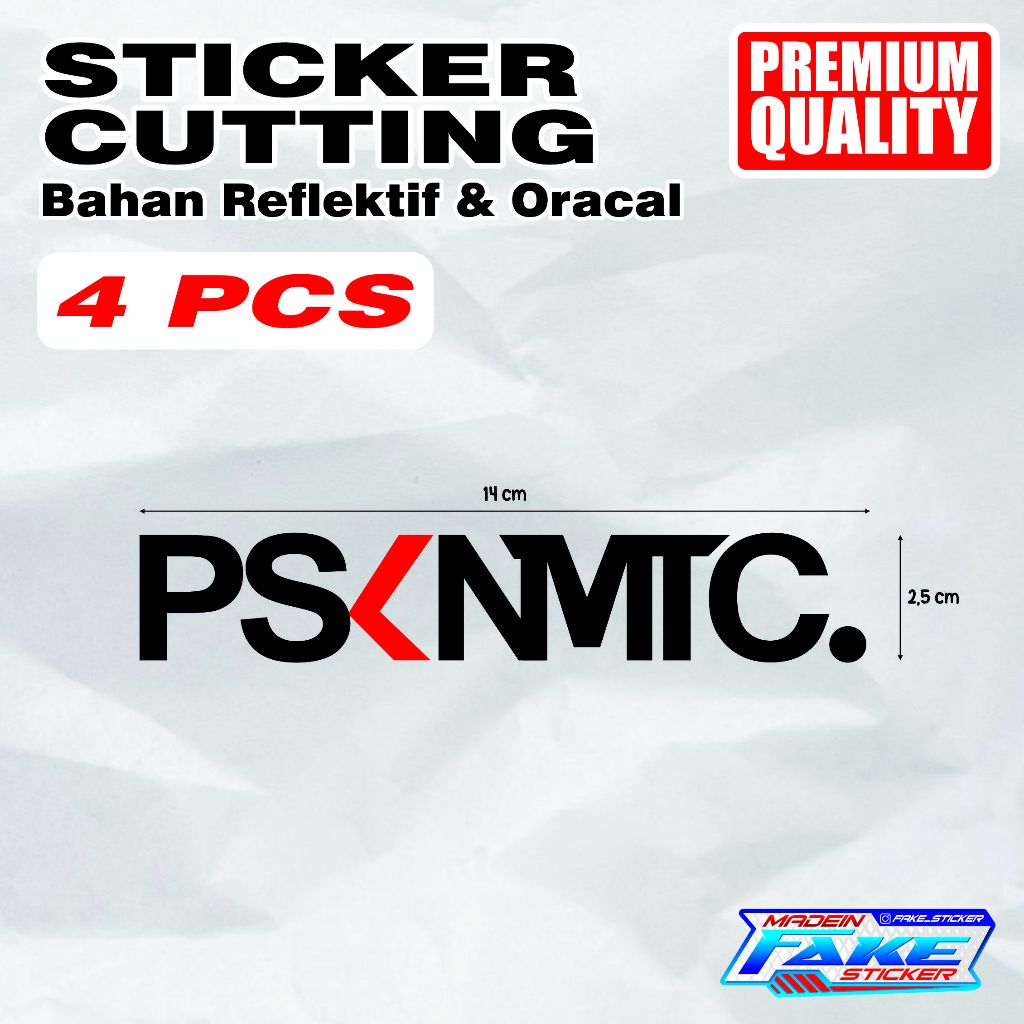 PSKNMTC Cutting Sticker / Sticker PSKNMTC / Sticker motor