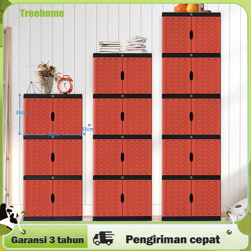 Loker Plastik/Lemari Pakaian Plastik/Lemari Baju Plastik/Lemari Plastik Murah