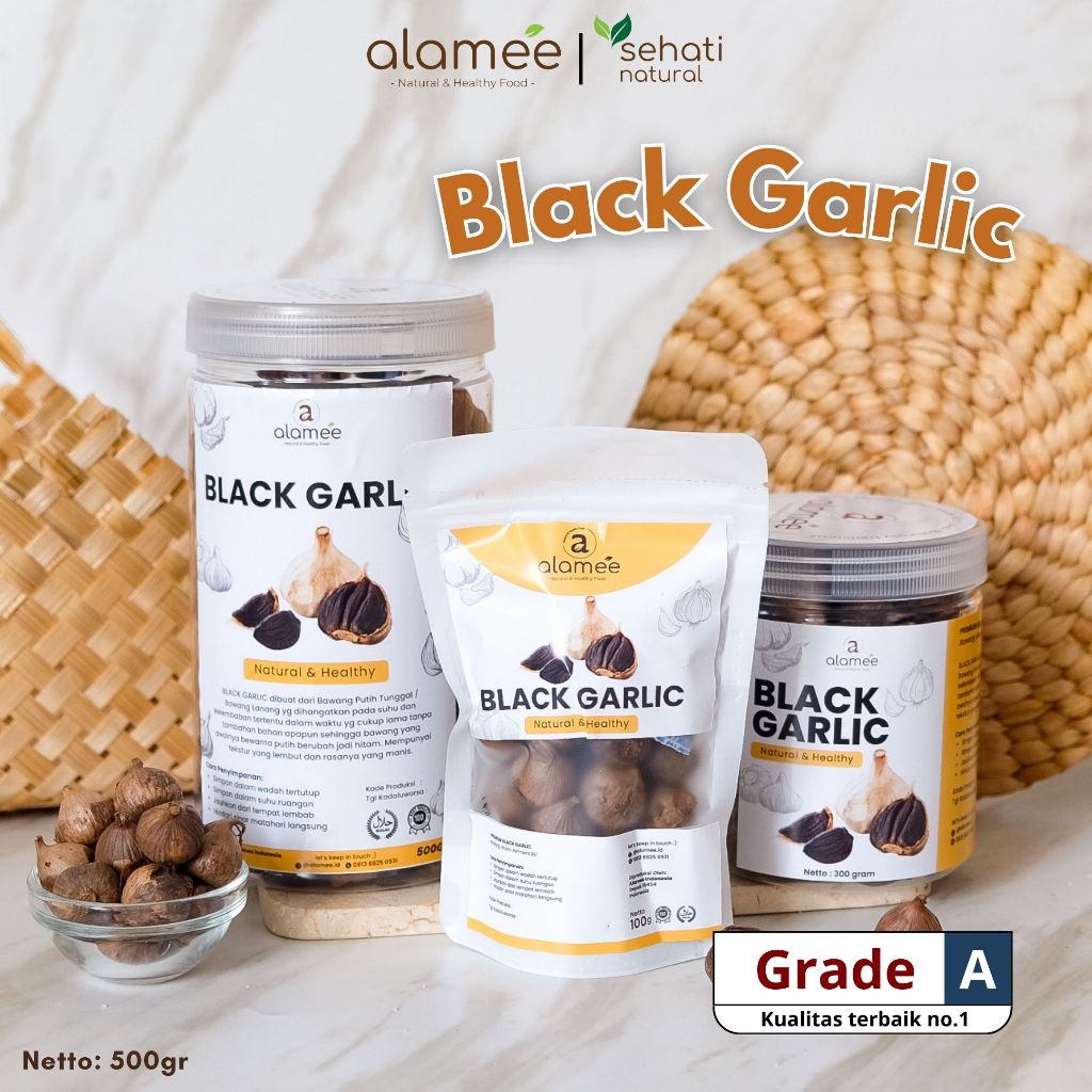 

Black Garlic Bawang Hitam Tunggal Herbal Premium Lanang Alami Natural Berkhasiat Sehat