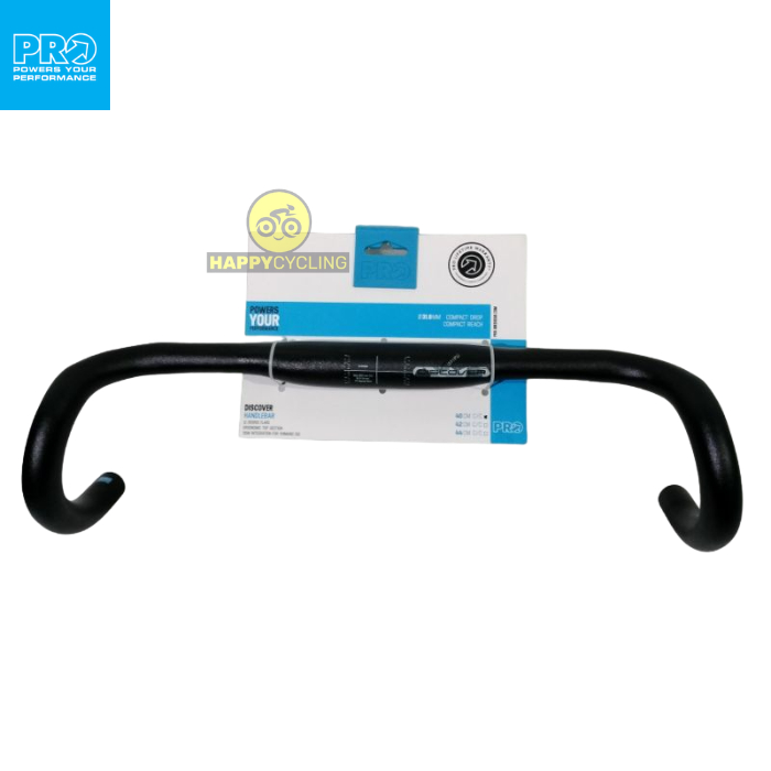 Dropbar Stang Sepeda PRO Handlebar Discover Alloy 12 deg Gravel Happy Cycling