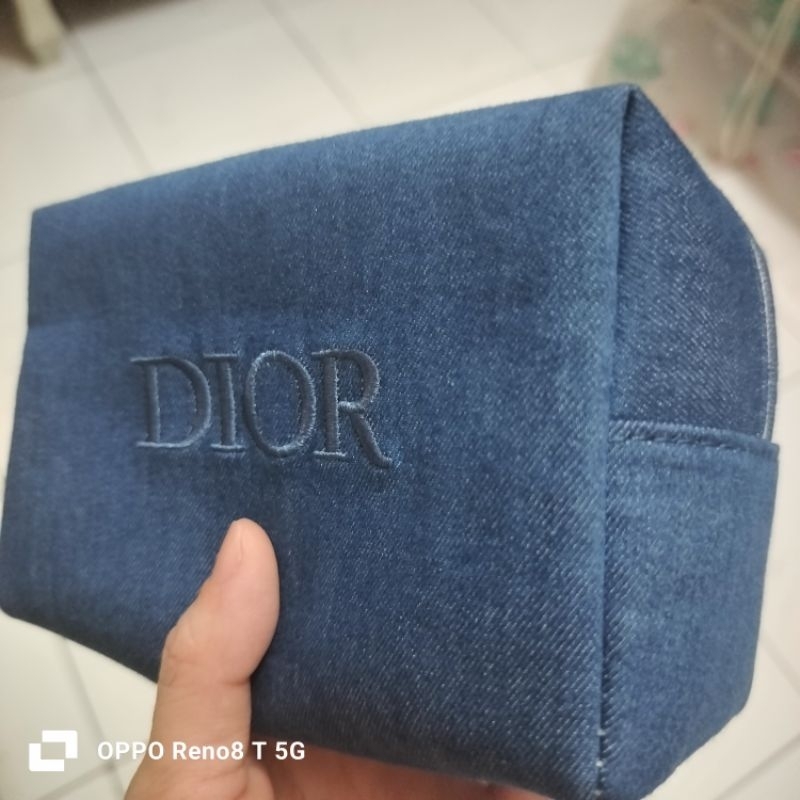 Dior Pouch (Denim Blue)