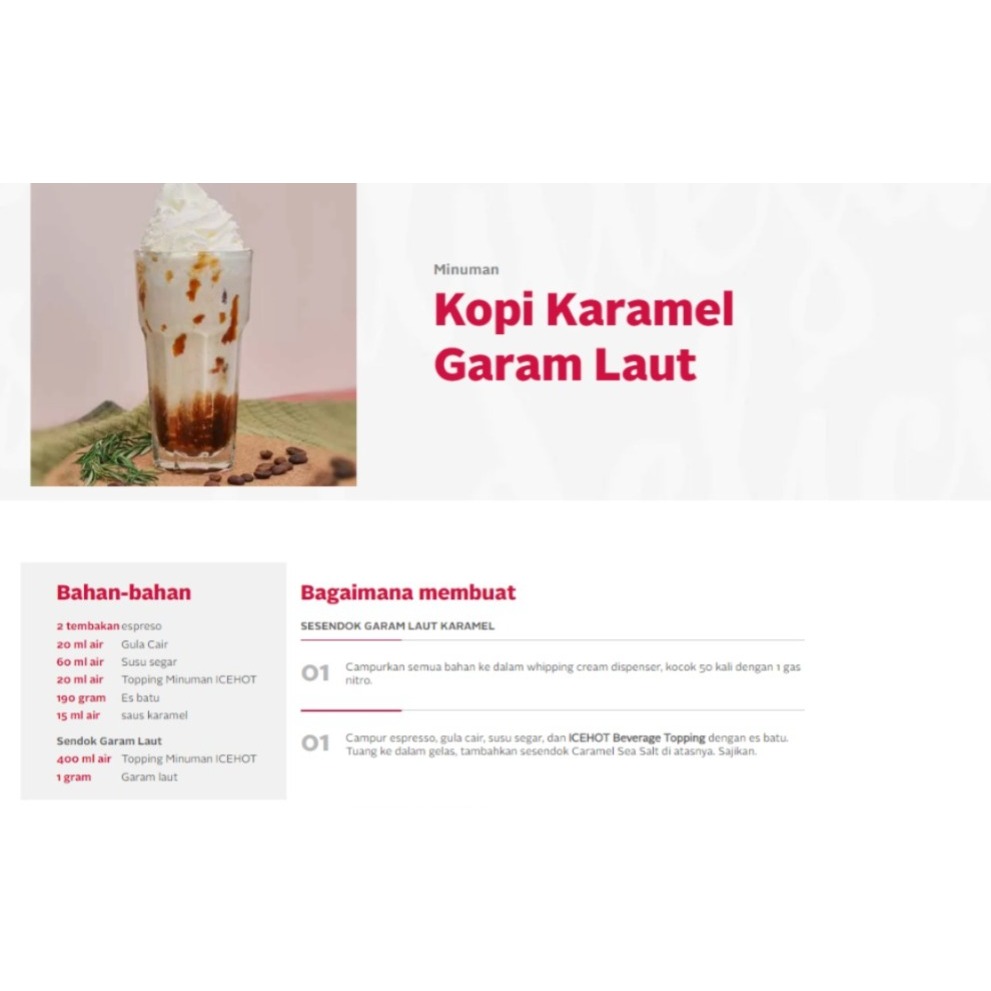 

RB Rich's Icehot Beverage Topping 907gr