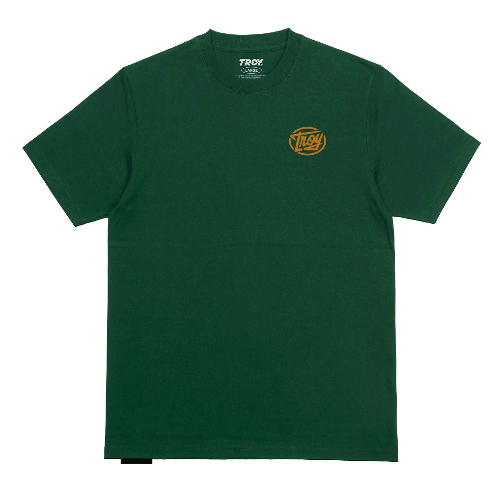 Troy Company Tshirt Forest Green Stift - Kaos Lengan Panjang Kaos Hijau MTD 2653