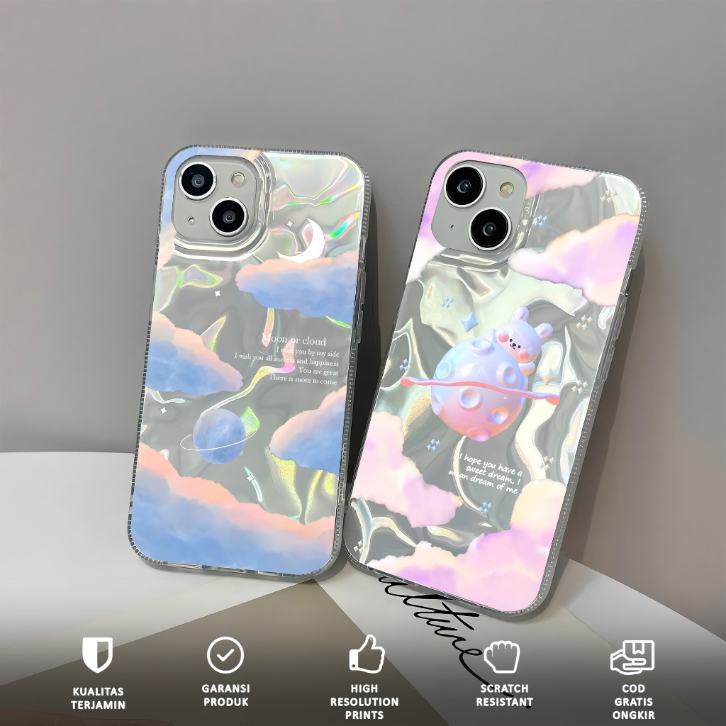 Case Hologram Splash OPPO Reno 4F Reno 5F Reno 4 Reno 5 Reno 6 4g Reno 7 Reno 8 Reno 11 Casing Acryl