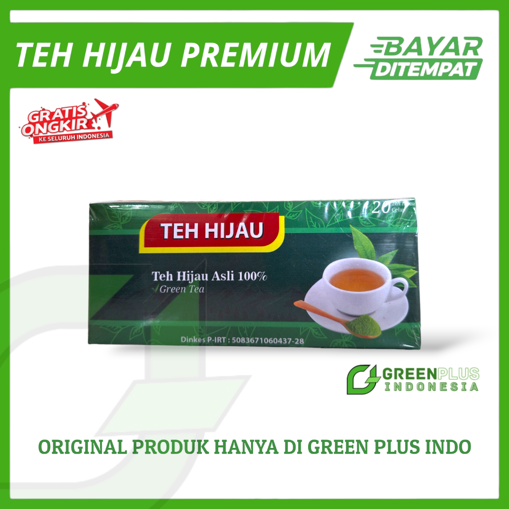 

AZEEZAH HERBAL Teh Hijau Asli PREMIUM kaya Akan Antioksidan tinggi Teh Herbal Kesahatan 20 Kantong