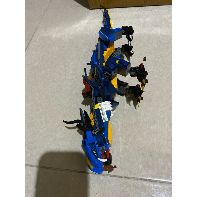 lego ninjago naga biru