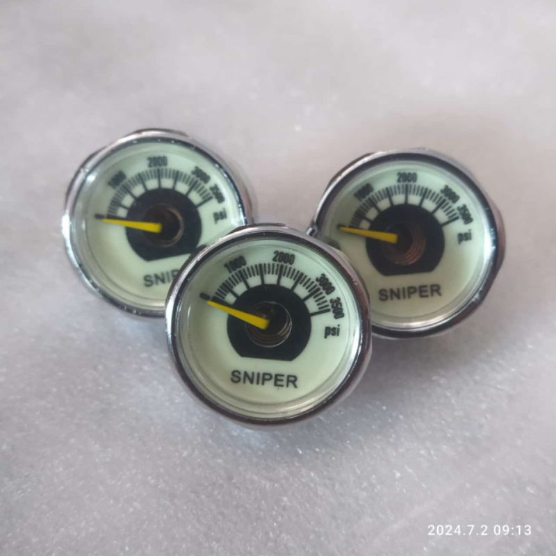 Mano Meter PCP, Amper PCP, Petunjuk Tekanan Angin  PCP, Indikator Angin PCP, Nano Meter