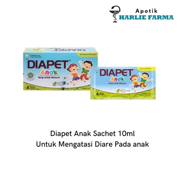 Diapet Anak Sachet Sirup - Obat Diare Anak