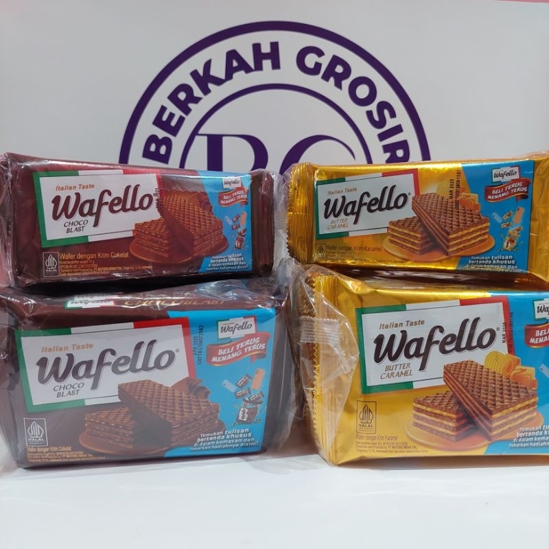 

WAFELLO WAFER BUTTER CARAMEL / CHOCOBLAST isi 10 per Pack