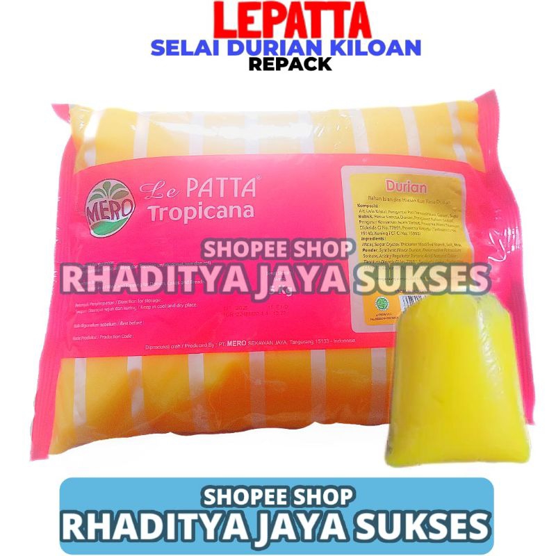 

Selai Durian Creamfill Lepatta 1kg