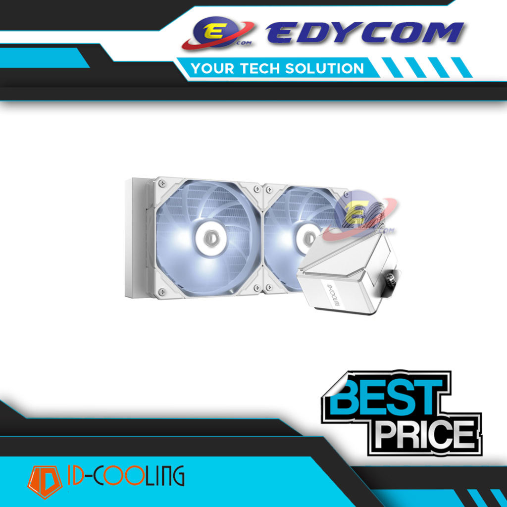 ID-COOLING DASHFLOW 240 Basic WHITE AIO CPU Water Cooling