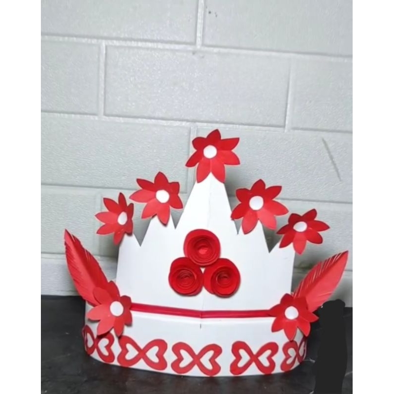 MAHKOTA KARNAVAL AGUSTUSAN / MAHKOTA MERAH PUTIH / HEADPIECE AGUSTUSAN