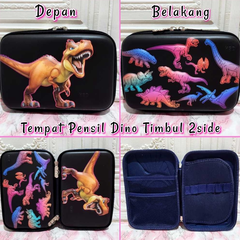 

KODE R52P Tempat Pensil Anak Sekolah Kotak Pensil Anak Karakter Timbul 3D Frozen Timbul 2side