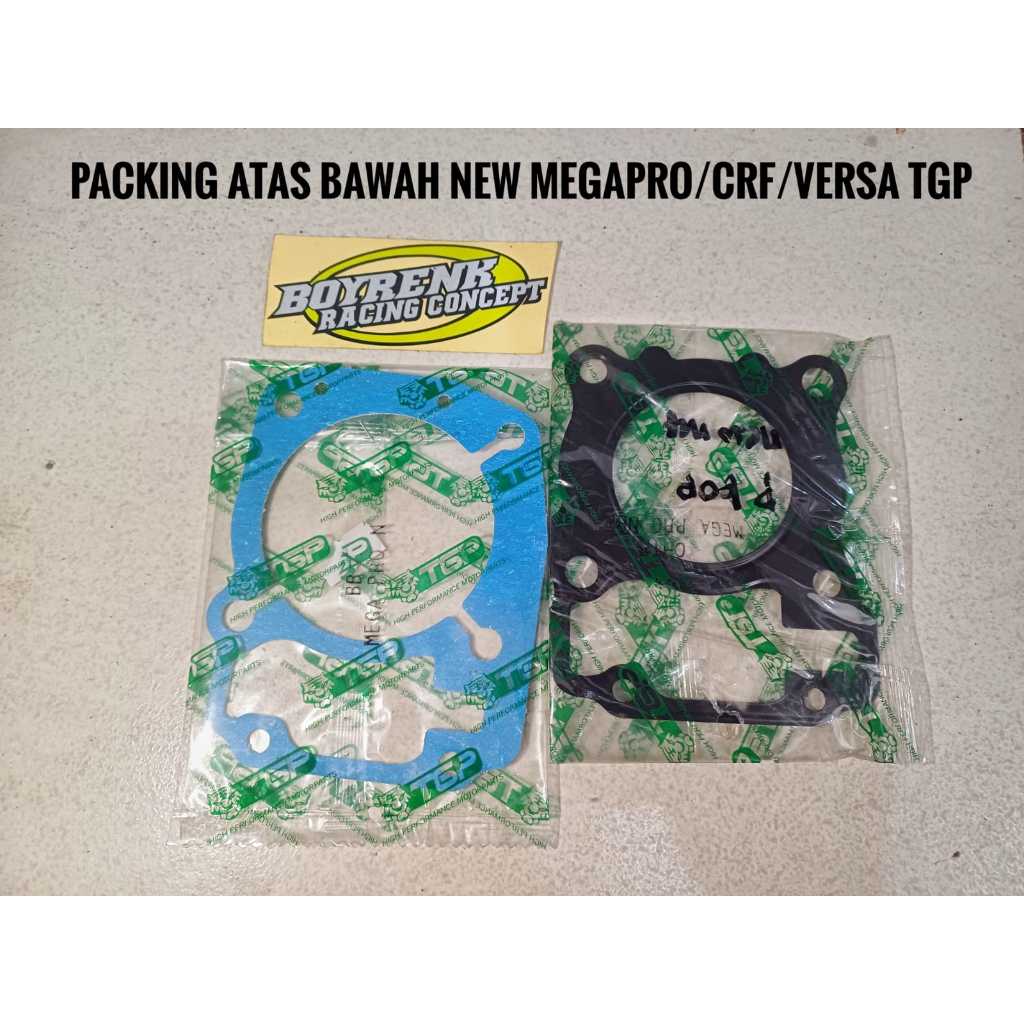 PACKING BLOK BAWAH+KOP ATAS NEW MEGAPRO/CRF/VERSA/MP MONO ORI TGP