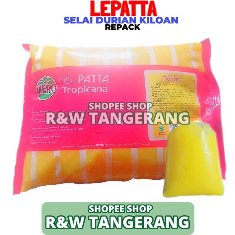 

Selai Durian Creamfill Lepatta Kemasan Repack 250g