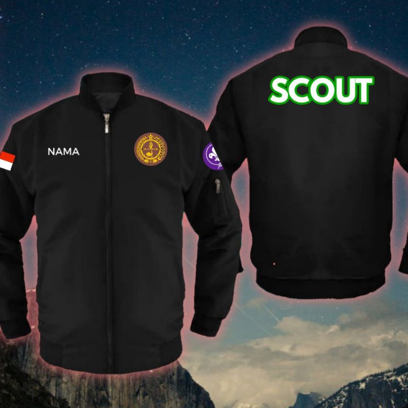 jaket bomber pramuka scout