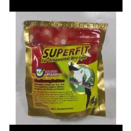 Superfit gold supervit Voer pakan burung murai Voer burung protein