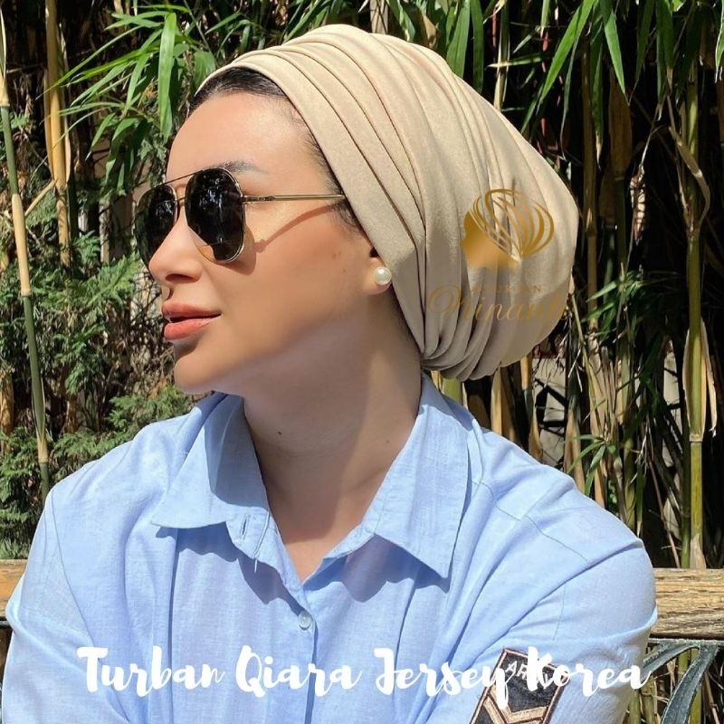 Turban Kinanti - Turban Instan Qiara Jersey Korea Premium - Part 1