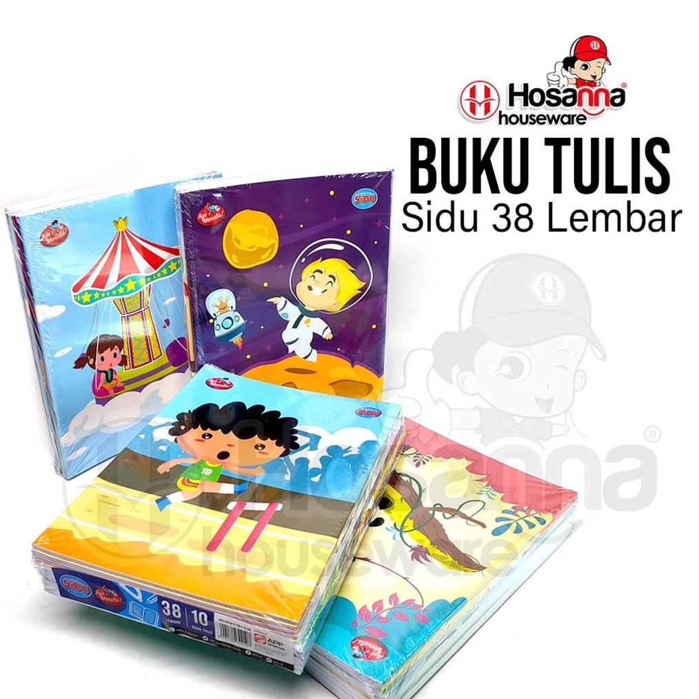 

KODE X58X 1pcs Buku Tulis SIDU Garis 38 Lembar 1pack Buku Tulis SIDU