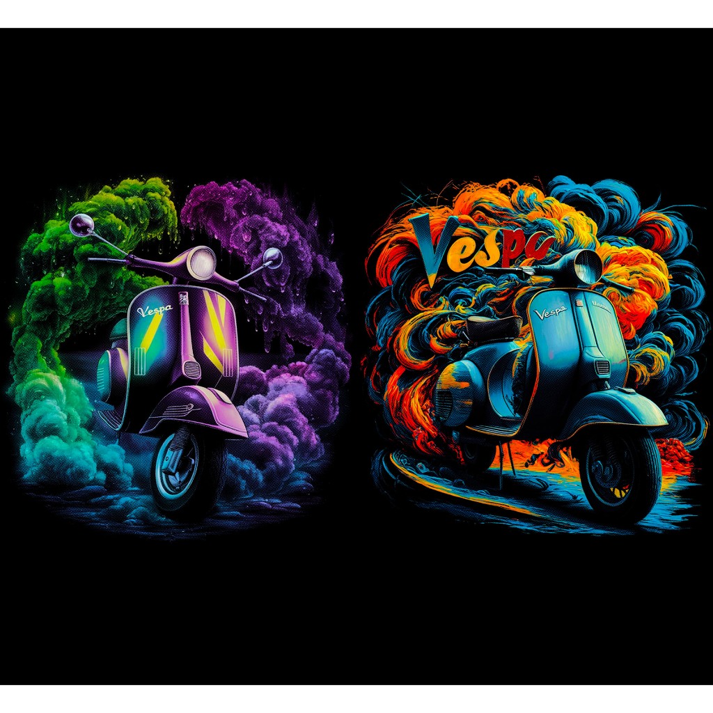 SCOOTERIST Sablon Setrika/Sablon DTF Printing Siap Press Kaos, Sweatshirt, Crewneck, Hoodie, Totebag