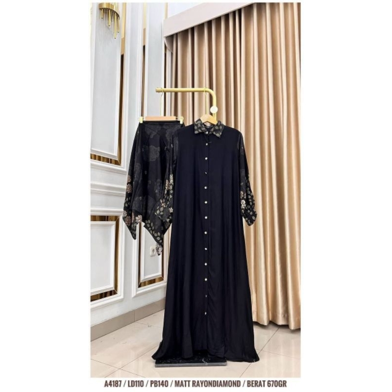 gamis set hijab bahan rayon mix rayon twill terbaru baju wanita remaja