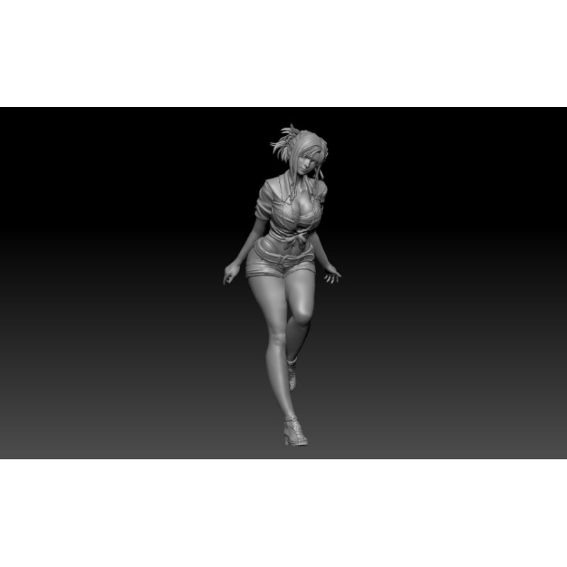 figure skala 1/64 tifa sexy leaning
