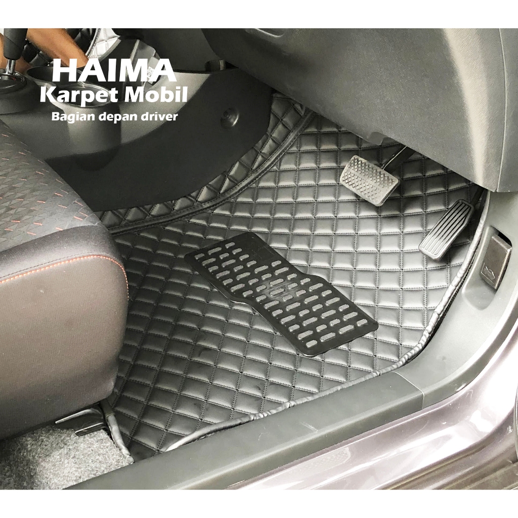 HAIMA KARPET MOBIL HONDA BRIO SEMUA TIPE TAHUN 2011 - 2024 FULLSET BAGASI