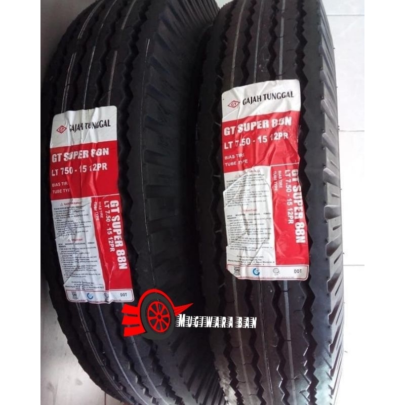 BAN TRUK GAJAH TUNGGAL 7.50 R15 12PR GT SUPER BIAS TIDAK TUBELESS