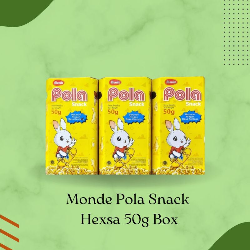 

MONDE Pola Snack Hexsa 50g Box