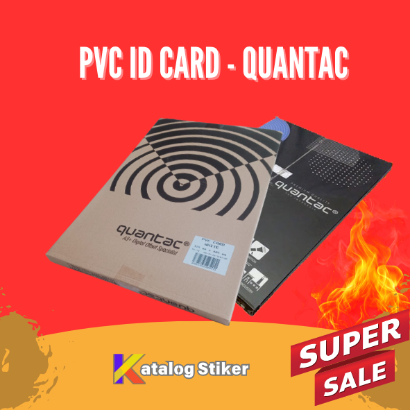 

PVC ID Card Laser | Member Card | Name Tag | Bahan ID Card QUANTAC