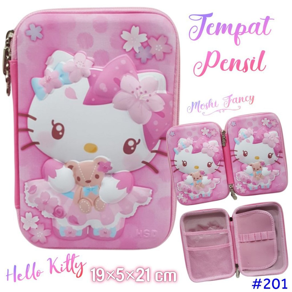 

Tempat Pensil Cinnamoroll Kuromi Hello Kitty dan My Melody / Pencil Case Sanrio My Melody dan Kuromi