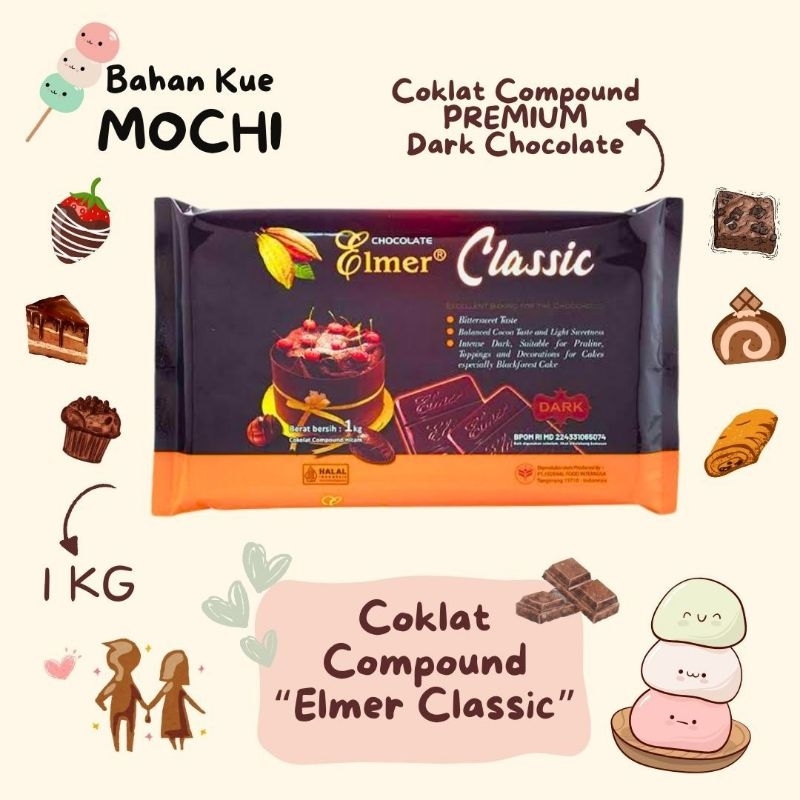 

Elmer Dark Chocolate Compound 1 KG