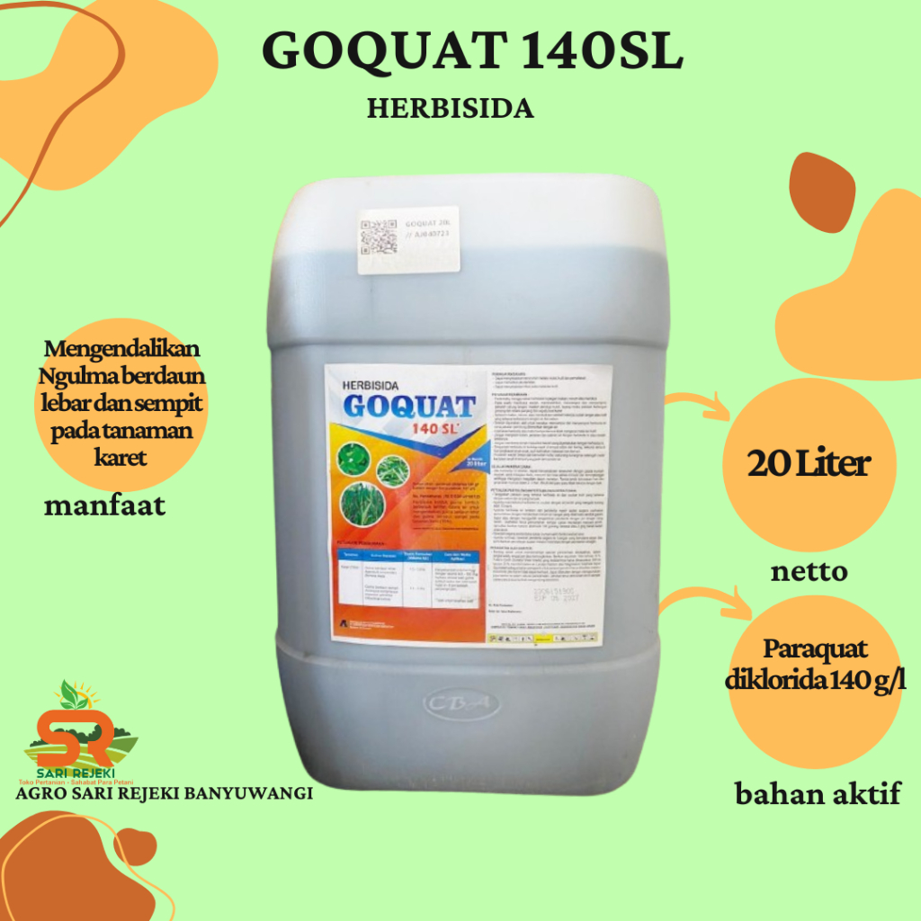 GOQUAT 140SL 20LITER HERBISIDA